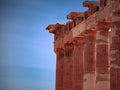 Parthenon columns catching evening sun, fine art print