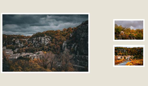 Autumn Village Trio collage preview
