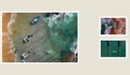 Coastal Boats Trio collage preview